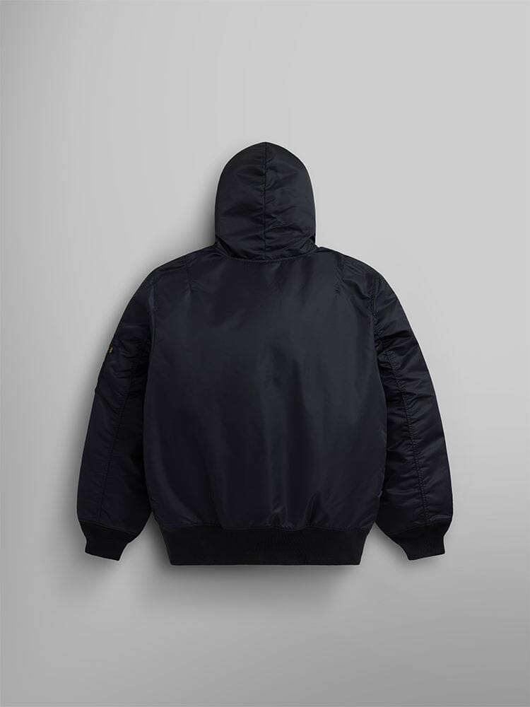 Pull-Over MA-1 Jacket Hoodie BLACK | Alpha Industries