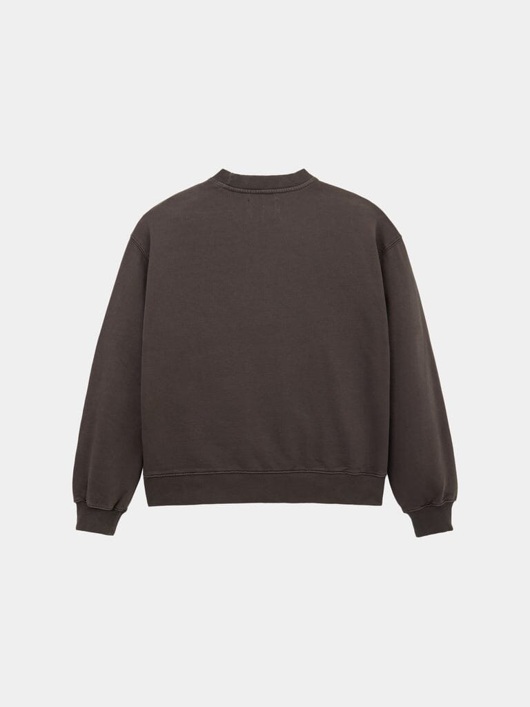 ESSENTIAL CREW BATTLEWASH SWEATSHIRT HICKORY | Alpha Industries
