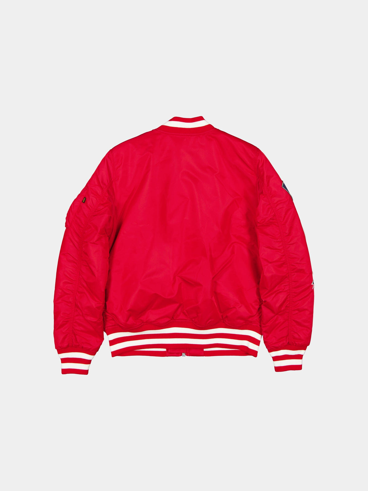 New York Yankees X Alpha X New Era MA-1 Bomber Jacket (Scarlet) SCARLET/WHITE | Alpha Industries