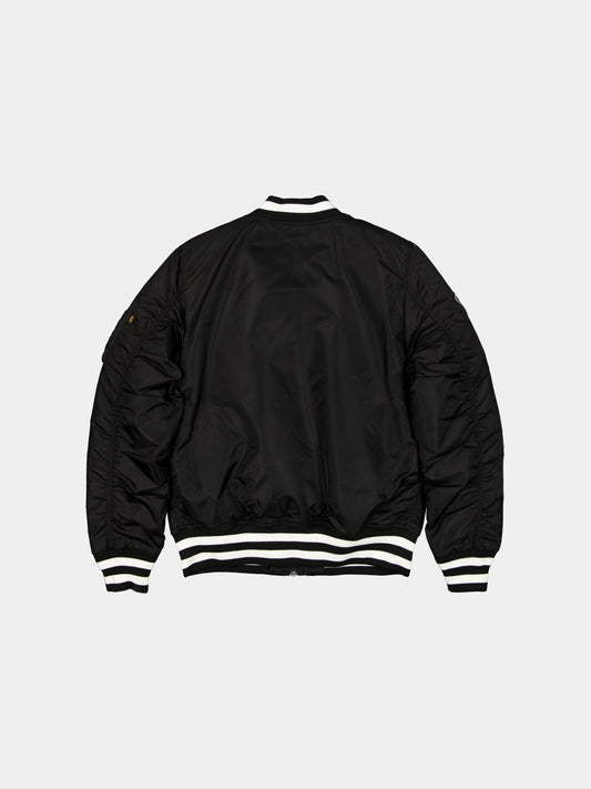 New York Yankees X Alpha X New Era MA-1 Bomber Jacket (Black) BLACK/WHITE | Alpha Industries