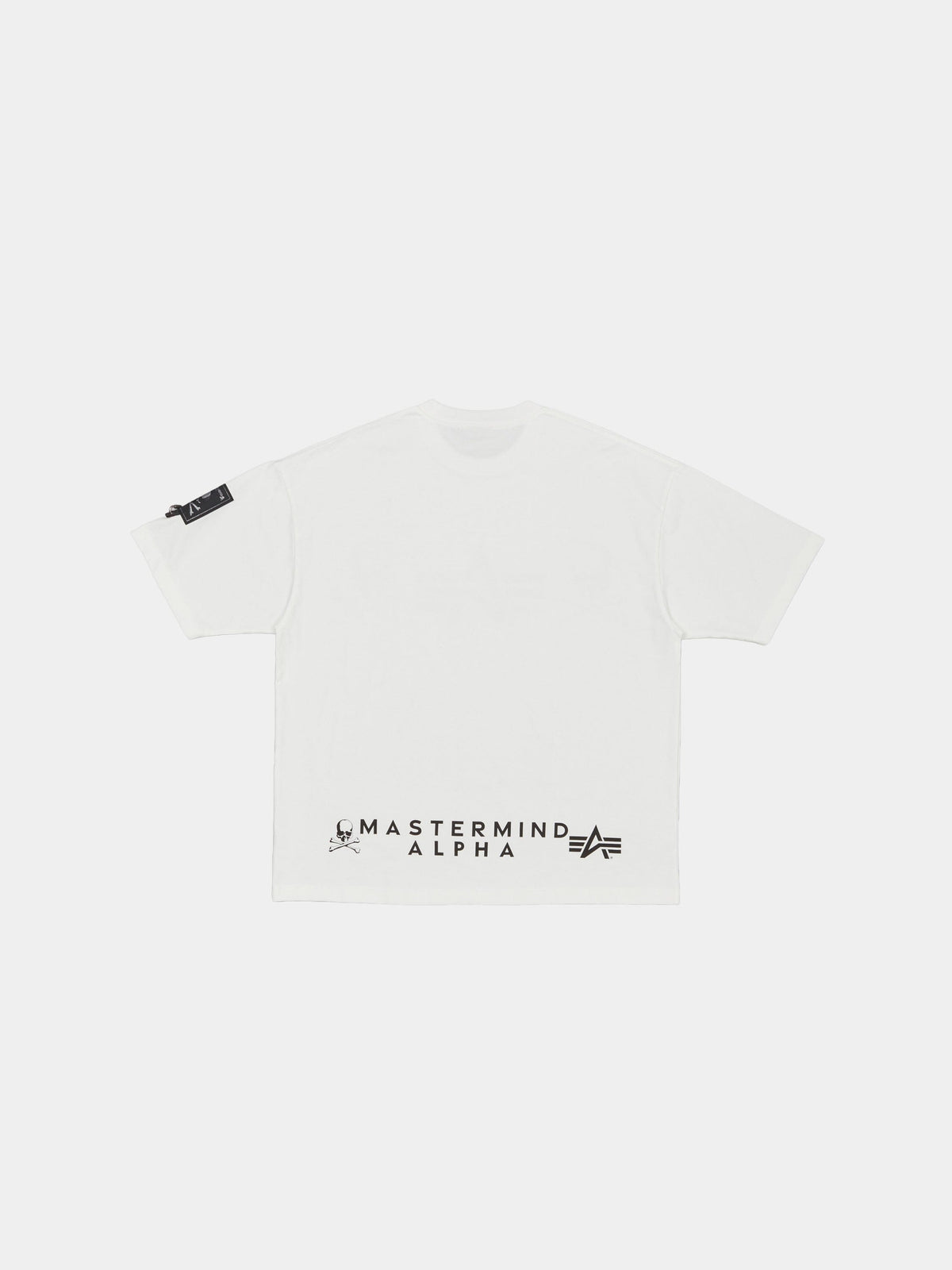 Alpha X mastermind Graphic Logo Tee WHITE | Alpha Industries