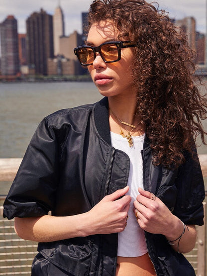 L-2B Short Sleeve Bomber Jacket BLACK | Alpha Industries