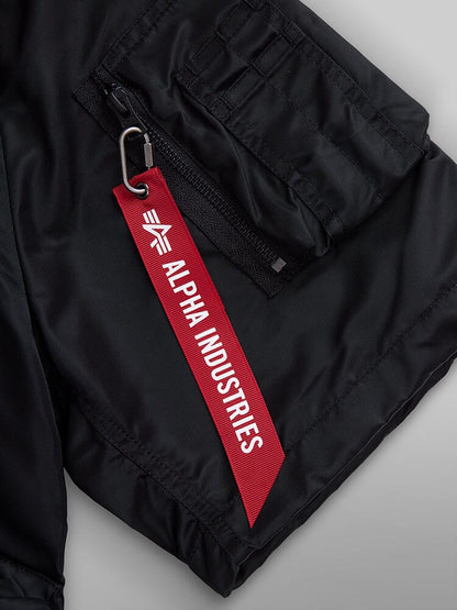 L-2B Short Sleeve Bomber Jacket BLACK | Alpha Industries