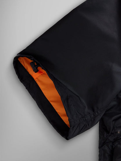 L-2B Short Sleeve Bomber Jacket BLACK | Alpha Industries