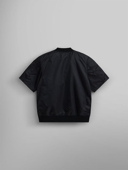L-2B Short Sleeve Bomber Jacket BLACK | Alpha Industries
