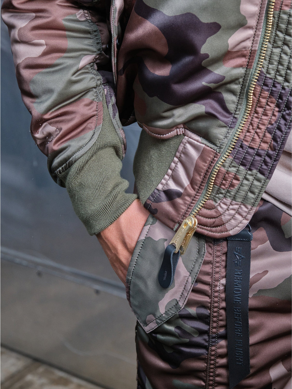 MA-1 Nylon Pant Camo WOODLAND CAMO | Alpha Industries