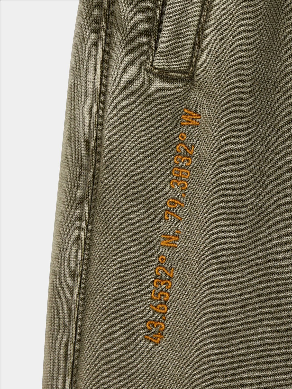OVO X Alpha Garment Dye Fleece Pants OG-107 GREEN | Alpha Industries