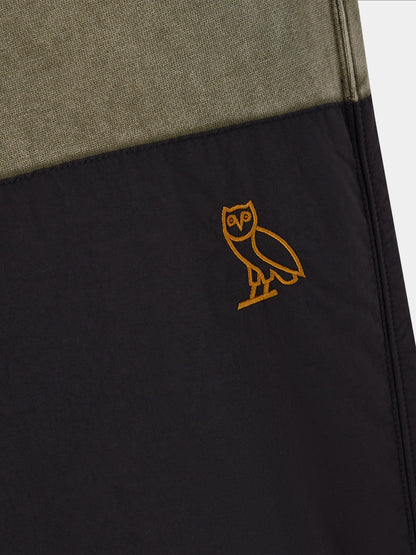 OVO X Alpha Garment Dye Fleece Pants OG-107 GREEN | Alpha Industries