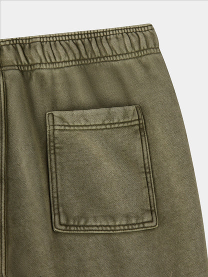 OVO X Alpha Garment Dye Fleece Pants OG-107 GREEN | Alpha Industries