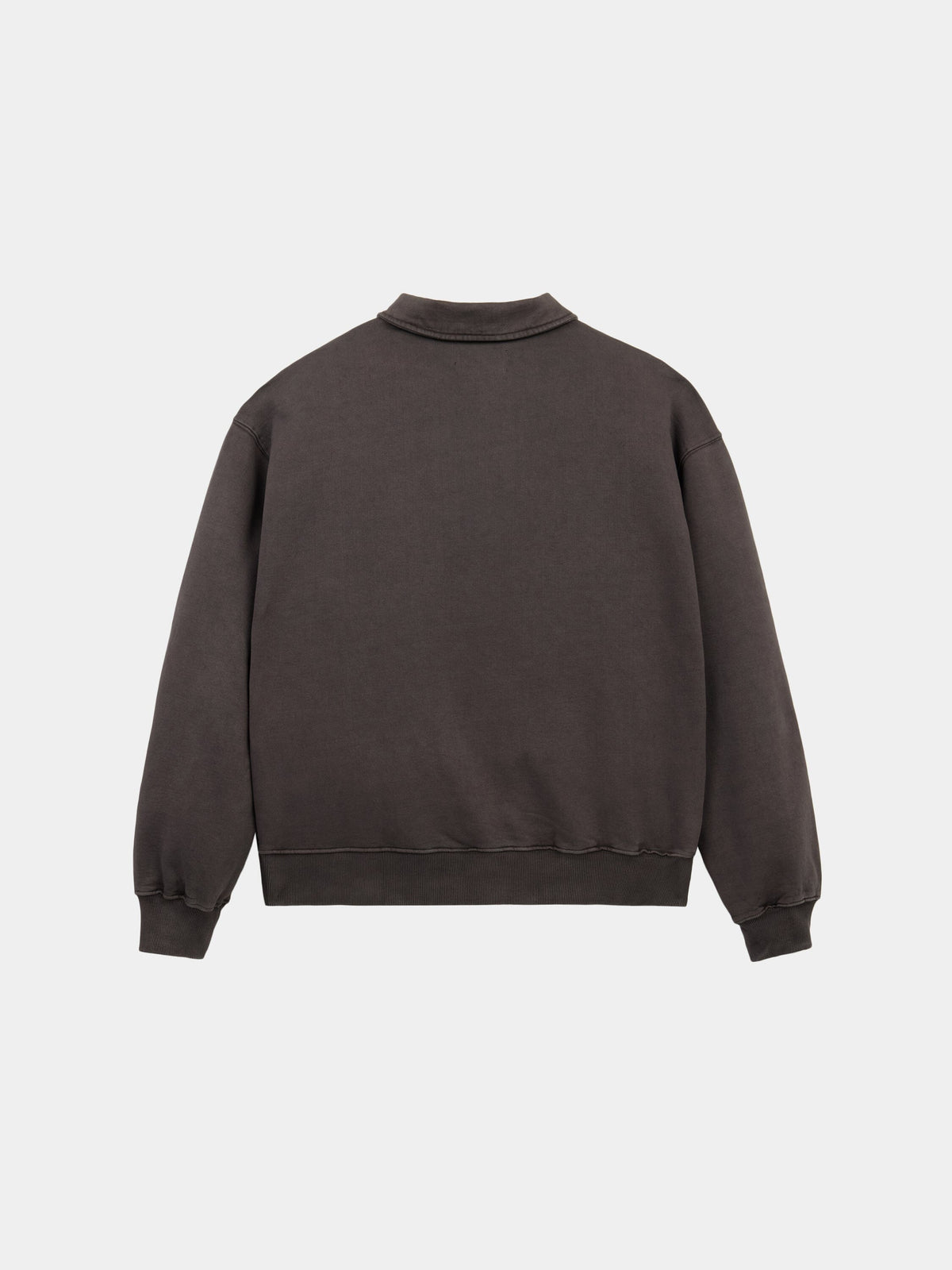 ESSENTIAL 1/4 ZIP BATTLEWASH SWEATSHIRT HICKORY | Alpha Industries