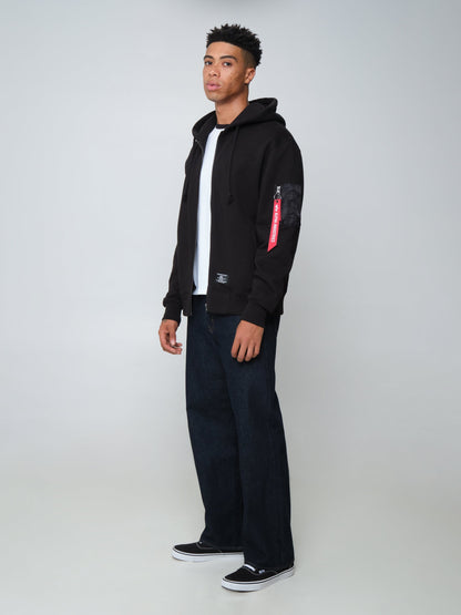 UTILITY POCKET FULL ZIP UP BLACK | Alpha Industries