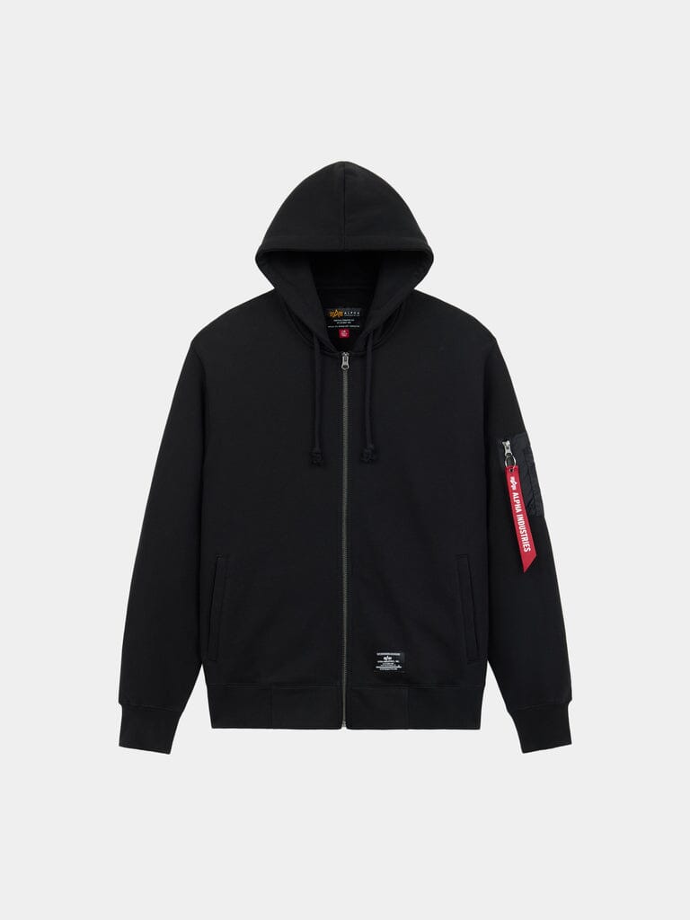 UTILITY POCKET FULL ZIP UP BLACK | Alpha Industries