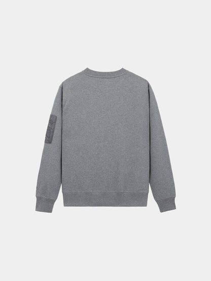 UTILITY POCKET CREW SWEATSHIRT BLACK | Alpha Industries