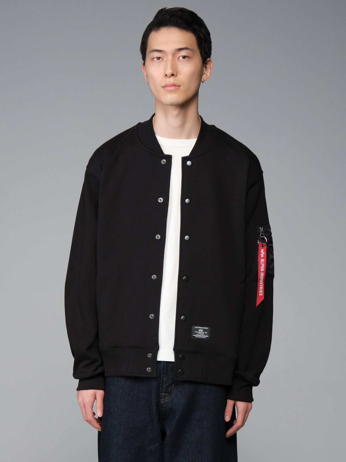 MA-1 SWEATSHIRT BLACK | Alpha Industries