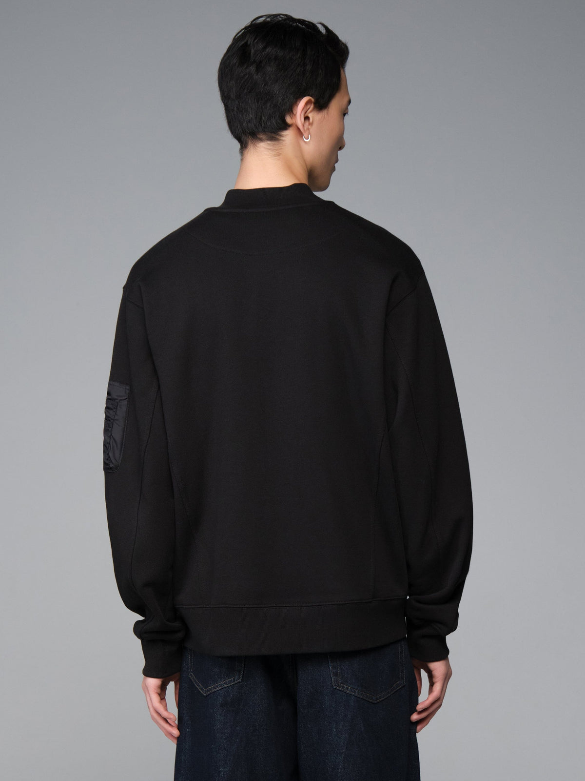 MA-1 SWEATSHIRT BLACK | Alpha Industries