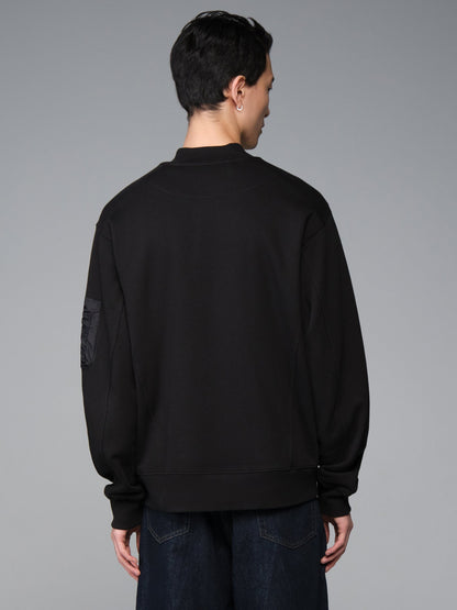 MA-1 SWEATSHIRT BLACK | Alpha Industries