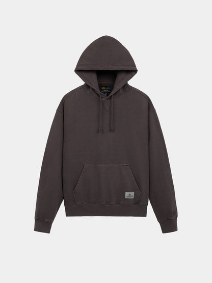 ESSENTIAL HOODIE FREIGHT SWEATSHIRT HICKORY | Alpha Industries