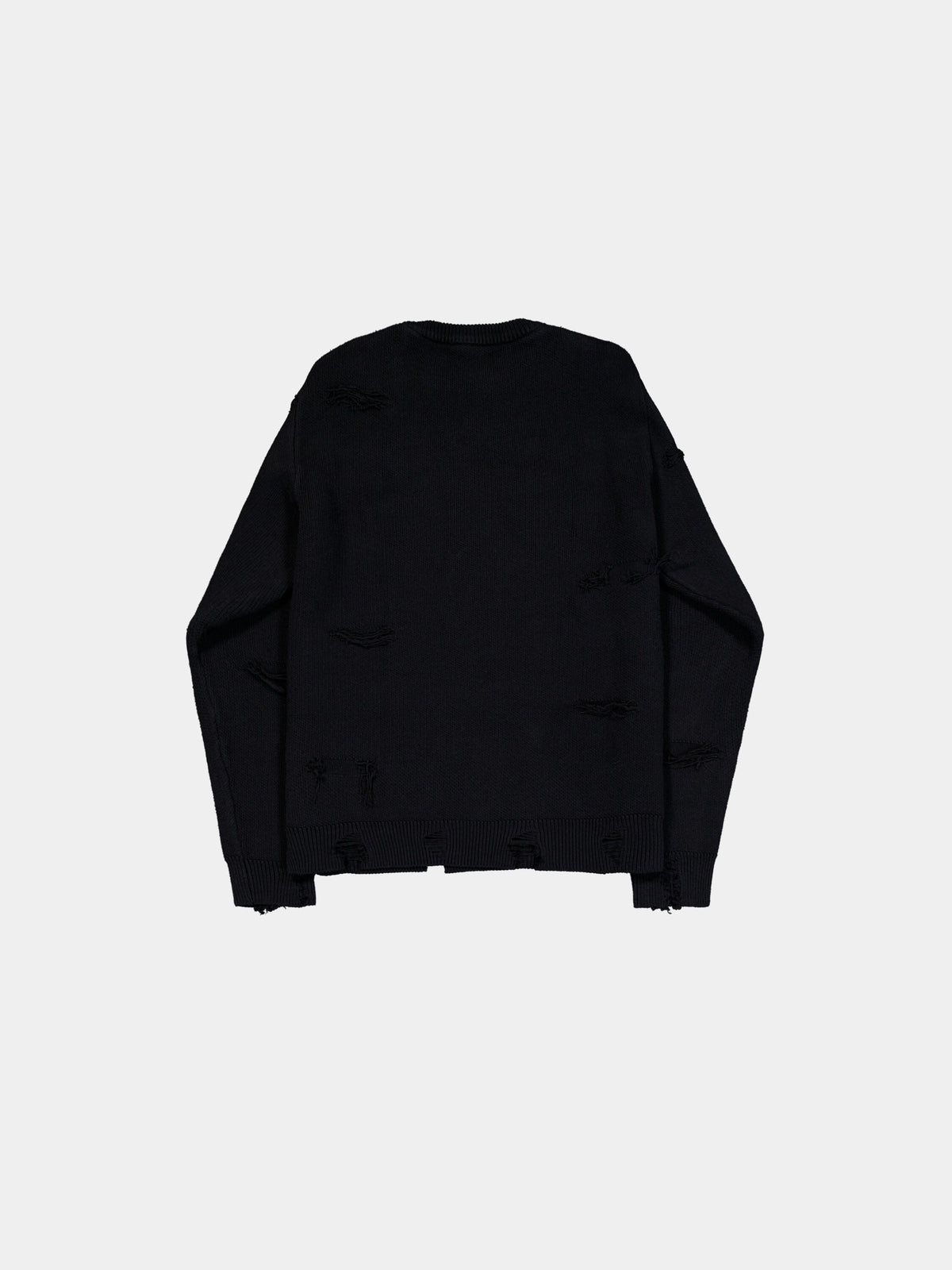 Distressed Logo Pullover BLACK | Alpha Industries
