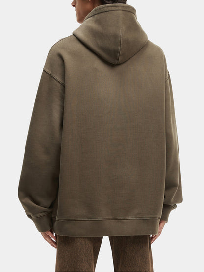 UNFRM Washed Alpha Ind Hoodie RUST | Alpha Industries