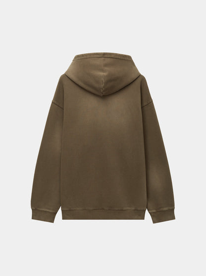 UNFRM Washed Alpha Ind Hoodie RUST | Alpha Industries