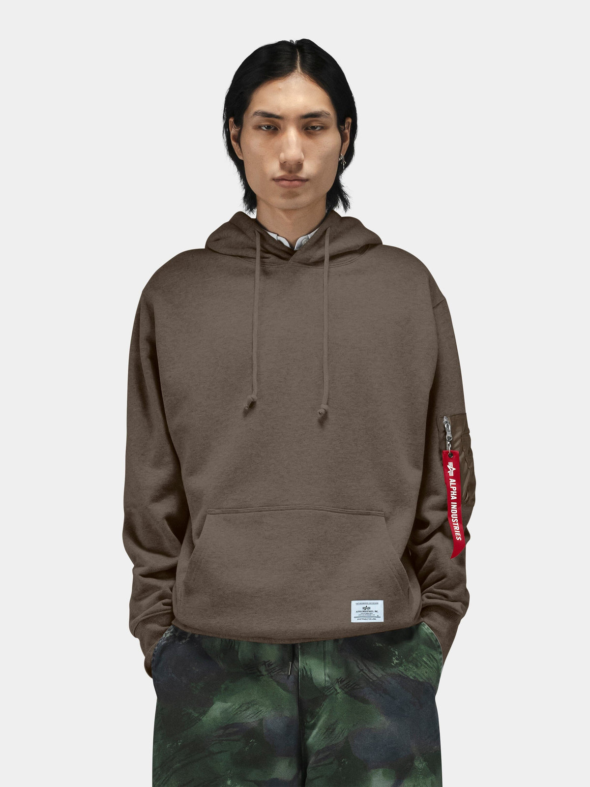 Utility Pocket Hoodie ESPRESSO | Alpha Industries