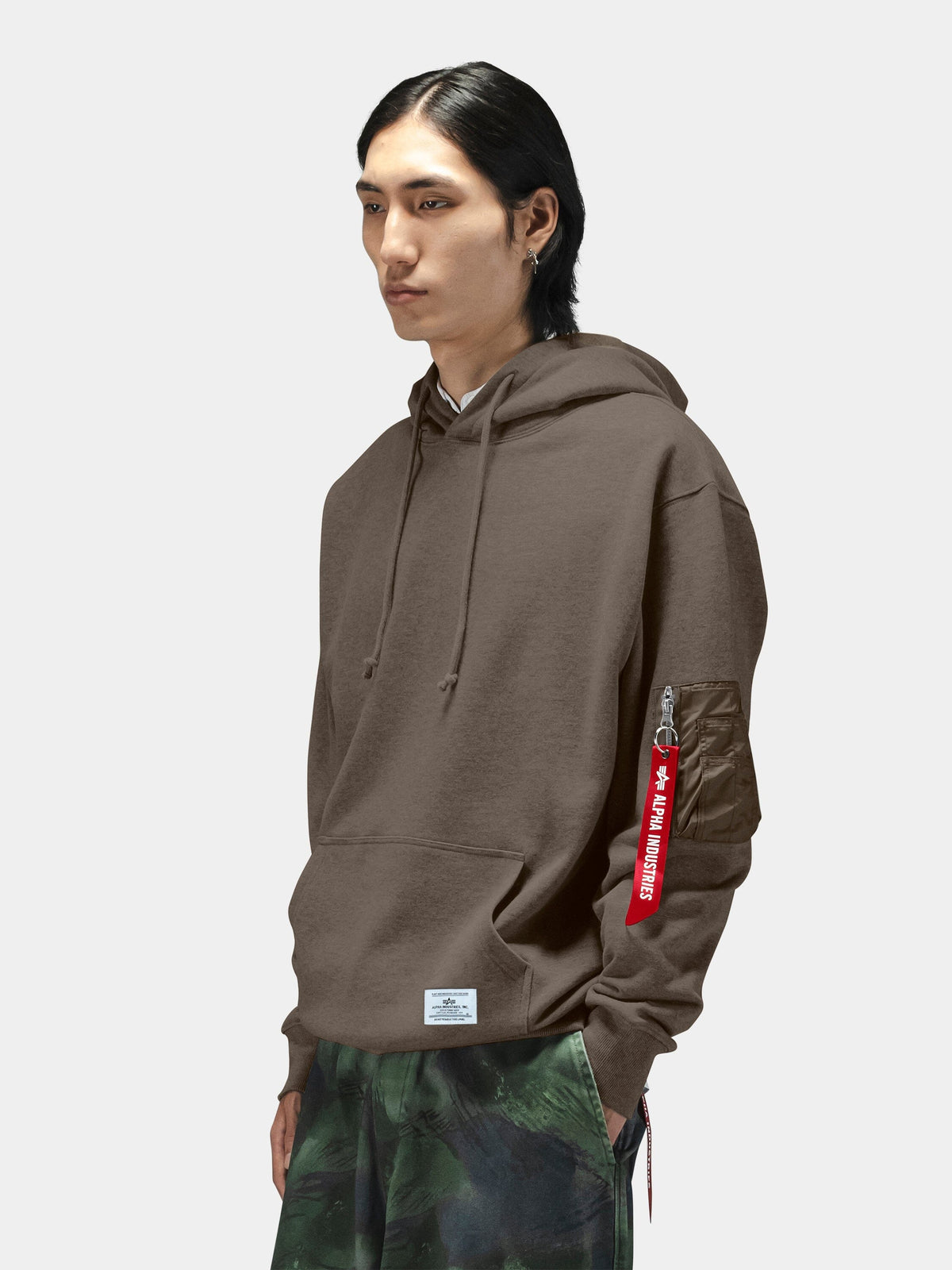 Utility Pocket Hoodie ESPRESSO | Alpha Industries