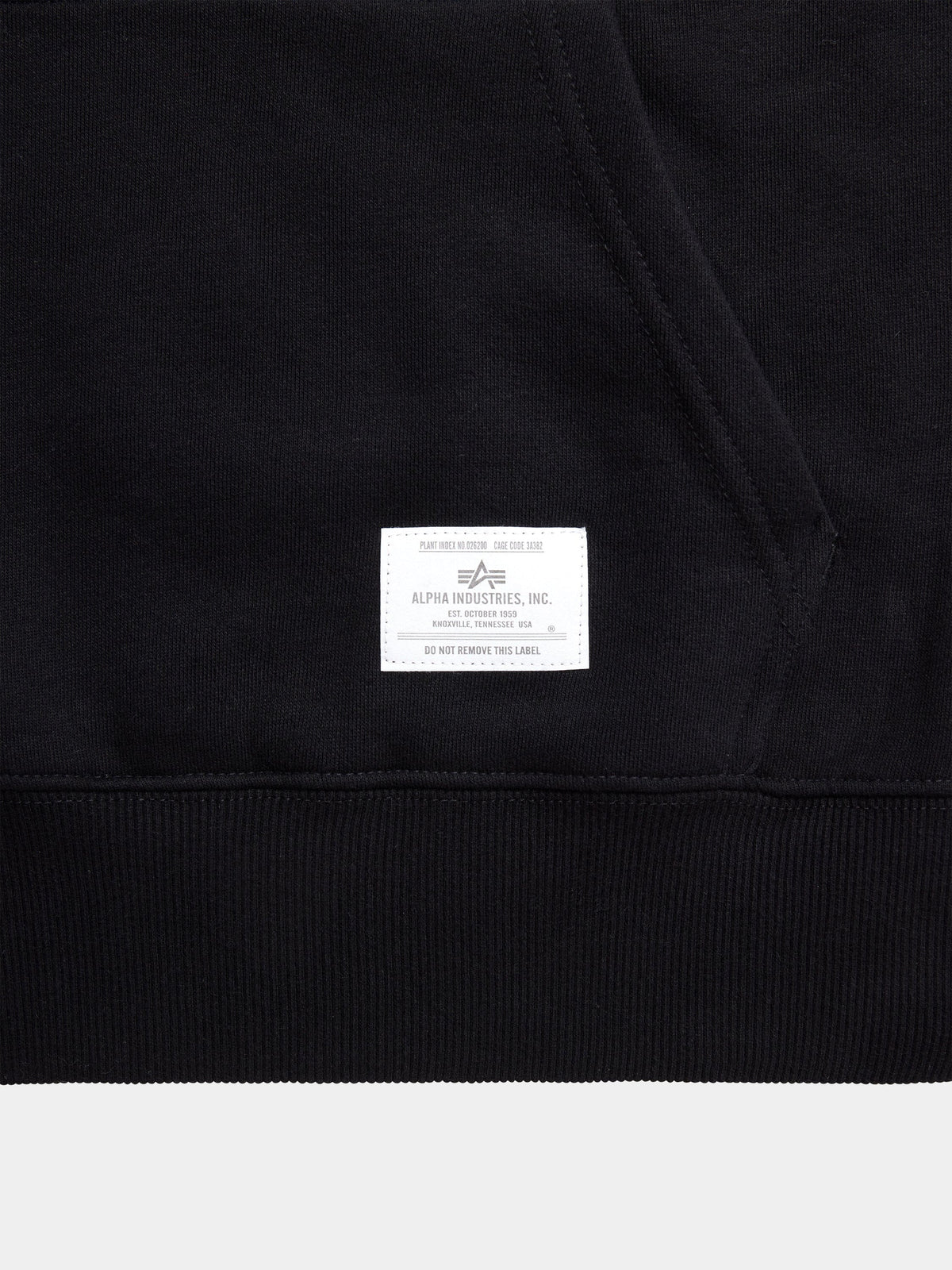 Unisex Essential Hoodie BLACK | Alpha Industries