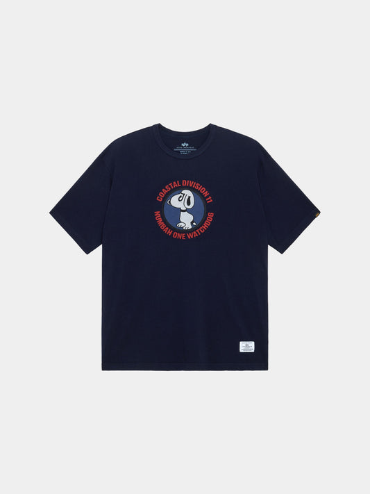 Relaxed Watch Dog Tee REPLICA BLUE | Alpha Industries