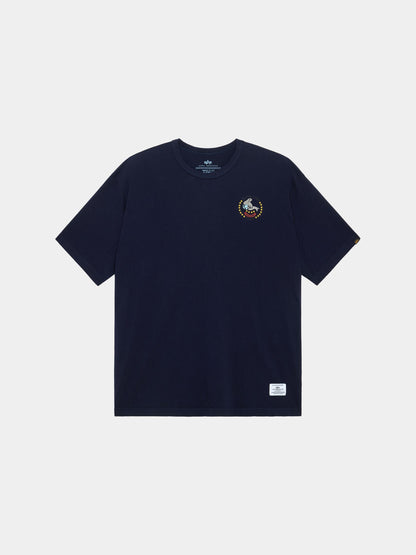 Relaxed Alpha Seal Tee REPLICA BLUE | Alpha Industries