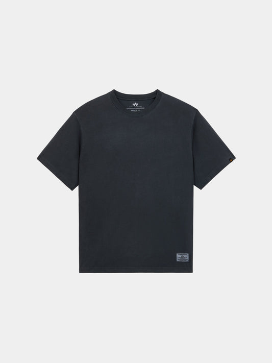 ESSENTIAL BATTLEWASH TEE BLACK | Alpha Industries