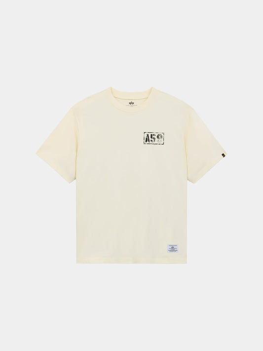 ESSENTIAL BATTLEWASH SEALIFT TEE EGGNOG | Alpha Industries