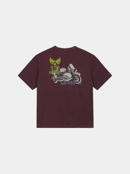 ESSENTIAL MOTO TEE COCOA | Alpha Industries