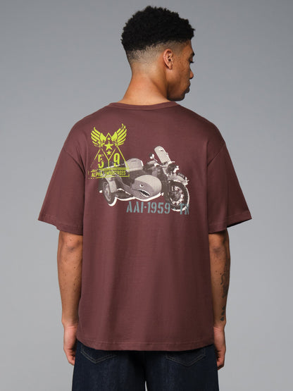 ESSENTIAL MOTO TEE COCOA | Alpha Industries
