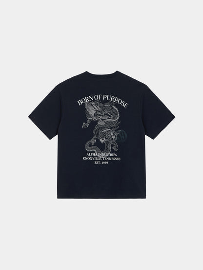 ESSENTIAL DRAGON TEE BLACK | Alpha Industries