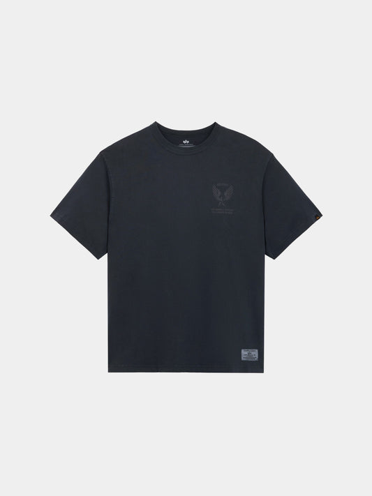 ESSENTIAL BATTLEWASH AIR CORPS TEE BLACK | Alpha Industries