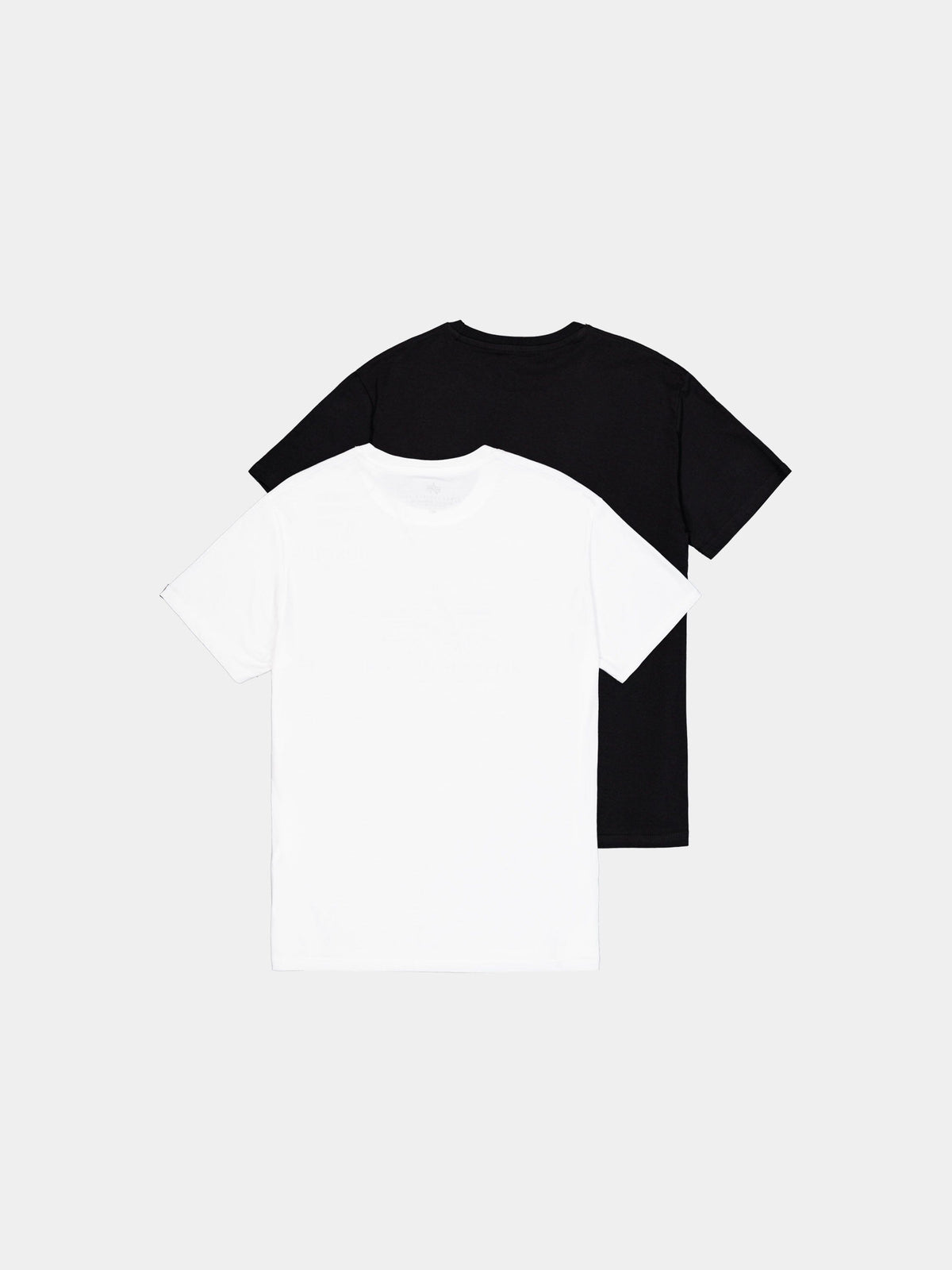 Basic Small Logo T-Shirt 2 Pack BLACK/WHITE | Alpha Industries