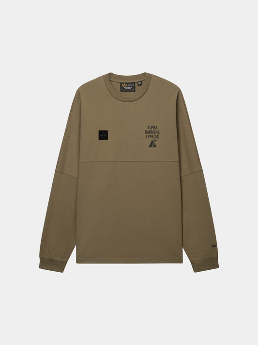 UNFRM Long-Sleeved Graphic Tee TAN | Alpha Industries