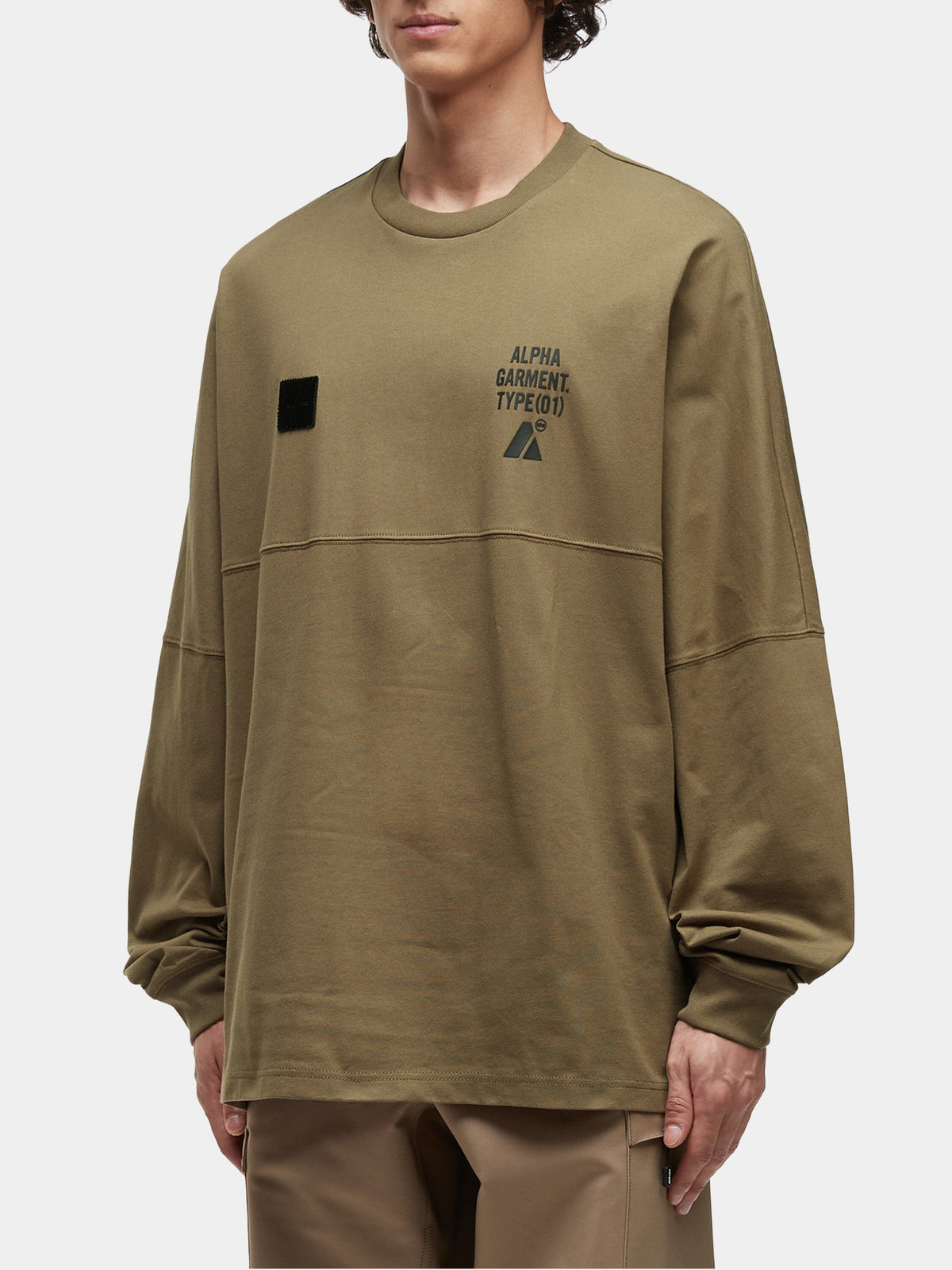 UNFRM Long-Sleeved Graphic Tee TAN | Alpha Industries