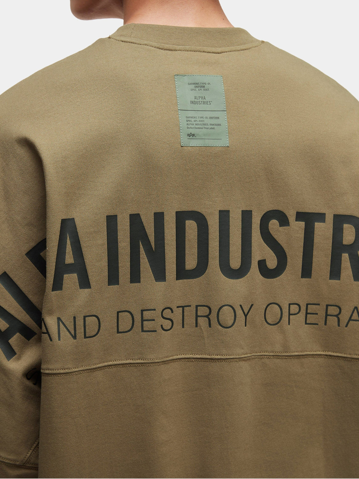 UNFRM Long-Sleeved Graphic Tee TAN | Alpha Industries