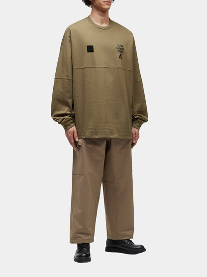 UNFRM Long-Sleeved Graphic Tee TAN | Alpha Industries