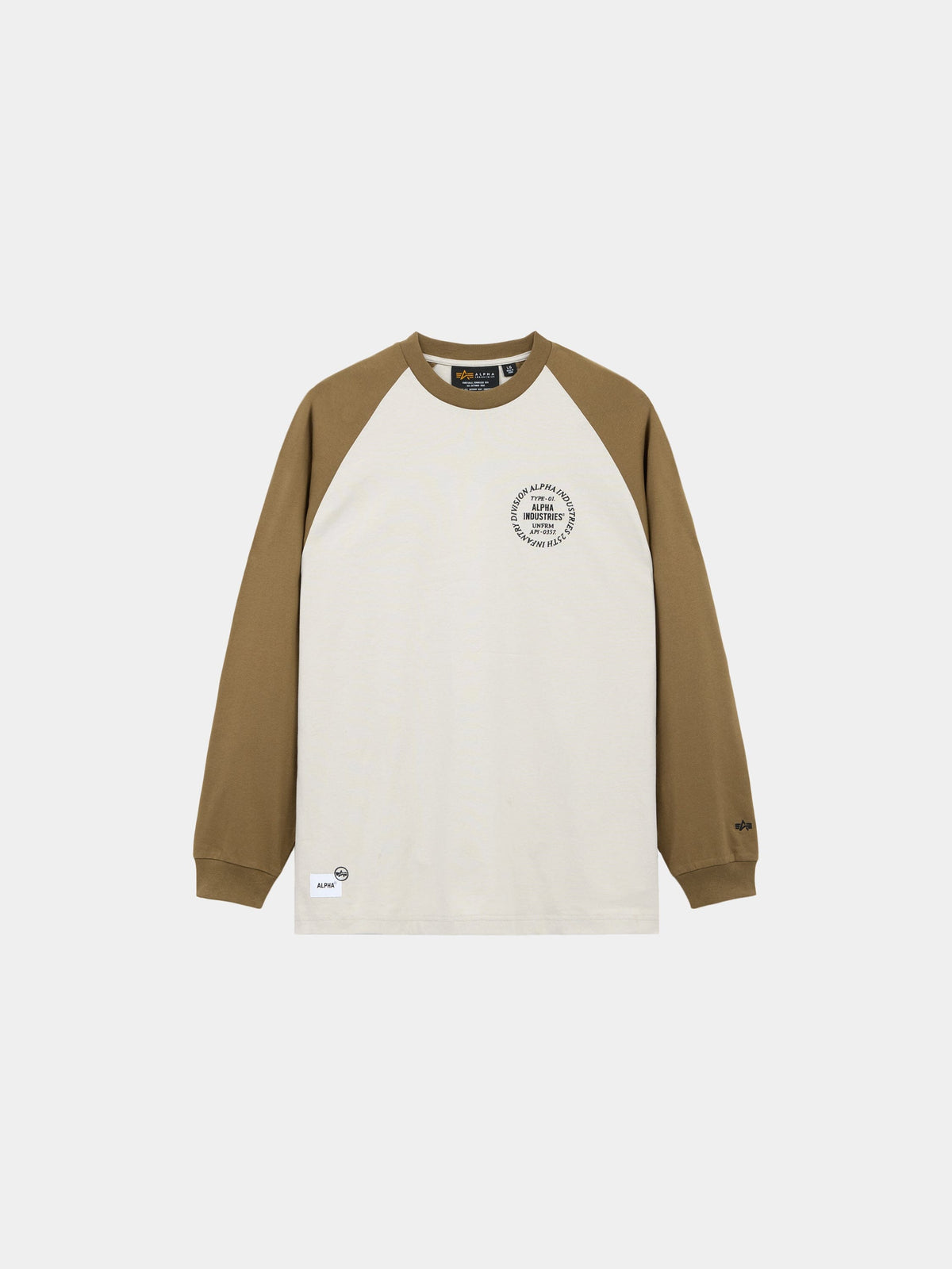 UNFRM LS RAGLAN T-SHIRT TAN | Alpha Industries