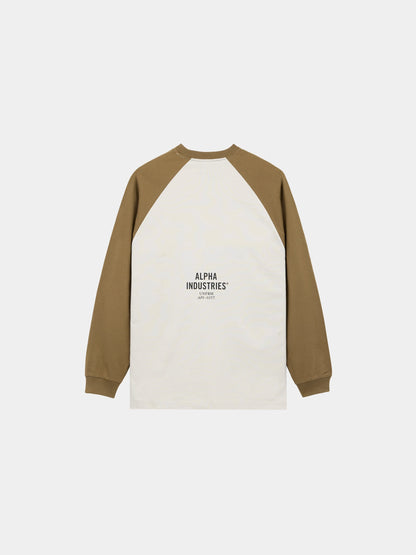 UNFRM LS RAGLAN T-SHIRT TAN | Alpha Industries