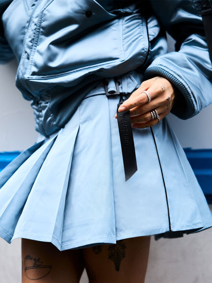 Peggy Gou x Alpha Mini Wrap Skirt BLUE GRAY | Alpha Industries