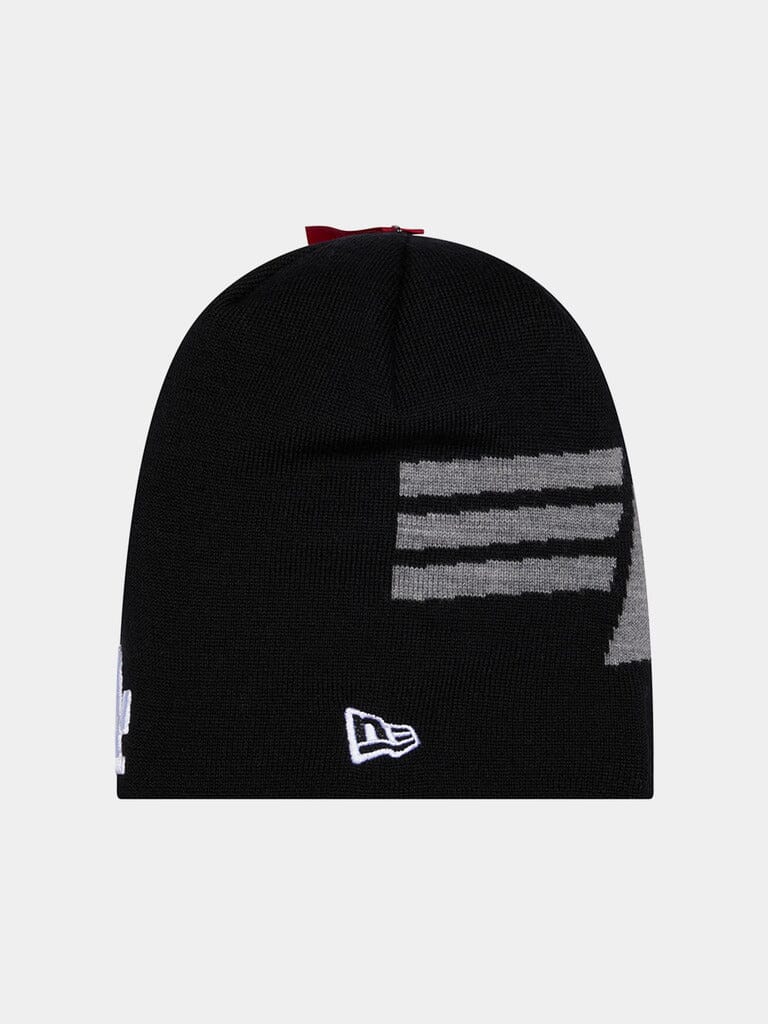 LOS ANGELES DODGERS X ALPHA X NEW ERA KNIT BEANIE BLACK | Alpha Industries