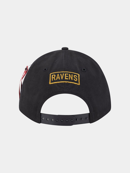 Baltimore Ravens X Alpha X New Era 940 MC Cap BLACK | Alpha Industries