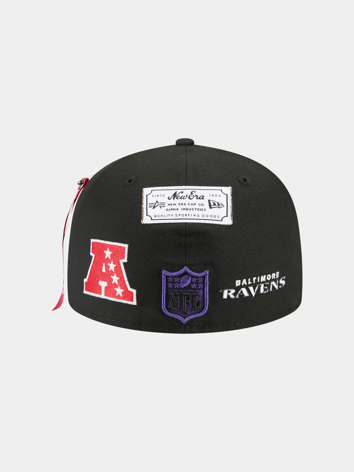 Baltimore Ravens X Alpha X New Era 59FIFTY Fitted Cap BLACK | Alpha Industries