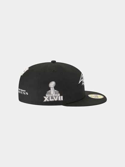 Baltimore Ravens X Alpha X New Era 59FIFTY Fitted Cap BLACK | Alpha Industries