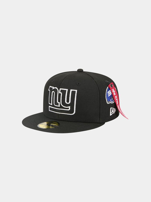 New York Giants X Alpha X New Era 59FIFTY Fitted Cap BLACK | Alpha Industries