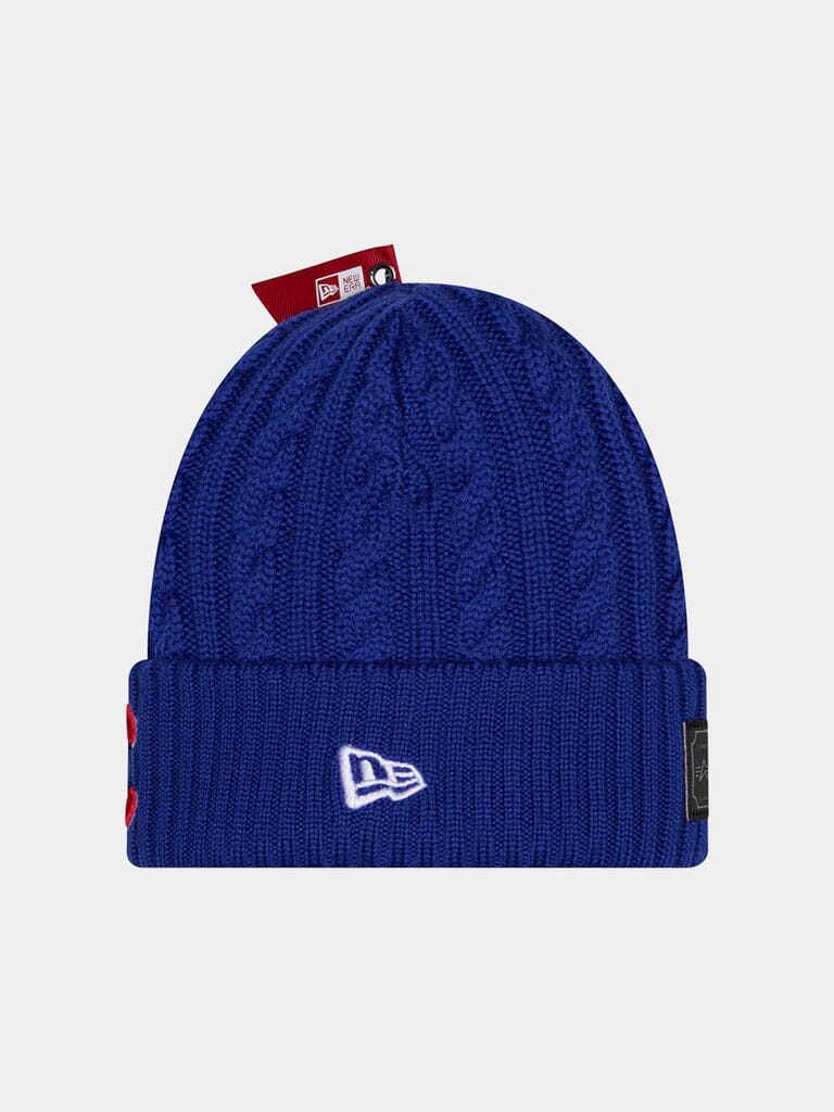 CHICAGO CUBS X ALPHA X NEW ERA KNIT BEANIE LIGHT ROYAL | Alpha Industries