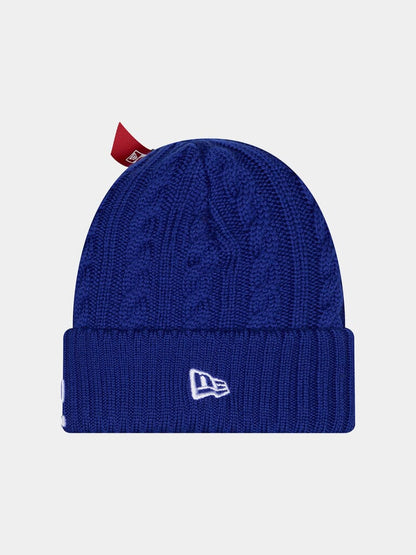 LOS ANGELES DODGERS X ALPHA X NEW ERA CABLE KNIT BEANIE DEEP ROYAL | Alpha Industries